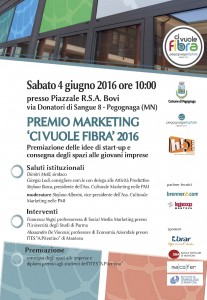 Locandina Premiazione "Ci Vuole Fibra" 2016