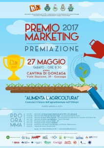 Locandina della premiazione del Premio Marketing 2017 "Alimenta l'Agricoltura"!